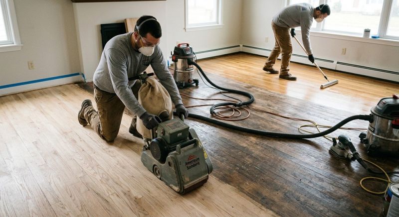 Tiger Wood Floor Refinishing in Overland Park, KS