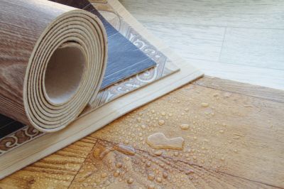 Repair Vinyl Flooring Water Damage!